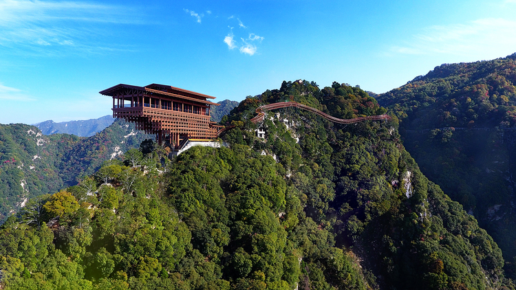 【云游渭南】待到春暖花開(kāi)之時(shí)，我們相約草長(zhǎng)鶯飛的少華山！_fororder_龍首閣 (2)